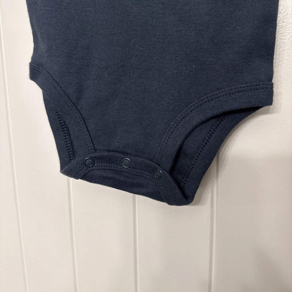 Carter's Long Sleeve Cousin Crew One Pc Bodysuit. Navy. Sz 3month